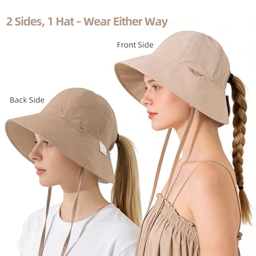 Sombrero tipo Bucket reversible para mujer miniatura 4