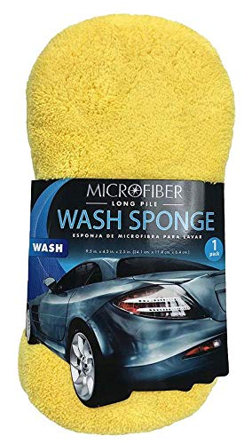 PRIKNIK Wash and Dry 2-in-1 Multipurpose Microfibre High Permance Cleaning Sponge(2 Pieces) Home Kitchen Car Bike Vehicle Washing Cleaning Shining -Compatible with d Fiesta