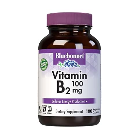 Bluebonnet Nutrition Vitamin B2 100 mg Cover