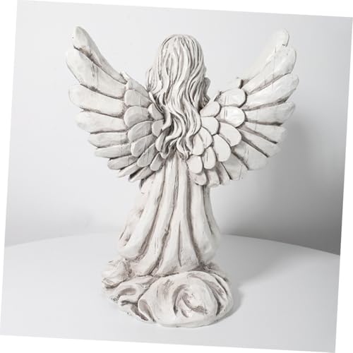 Statue Ange Résine pour sublimer votre bureau ou créer un havre de paix au jardin - 3