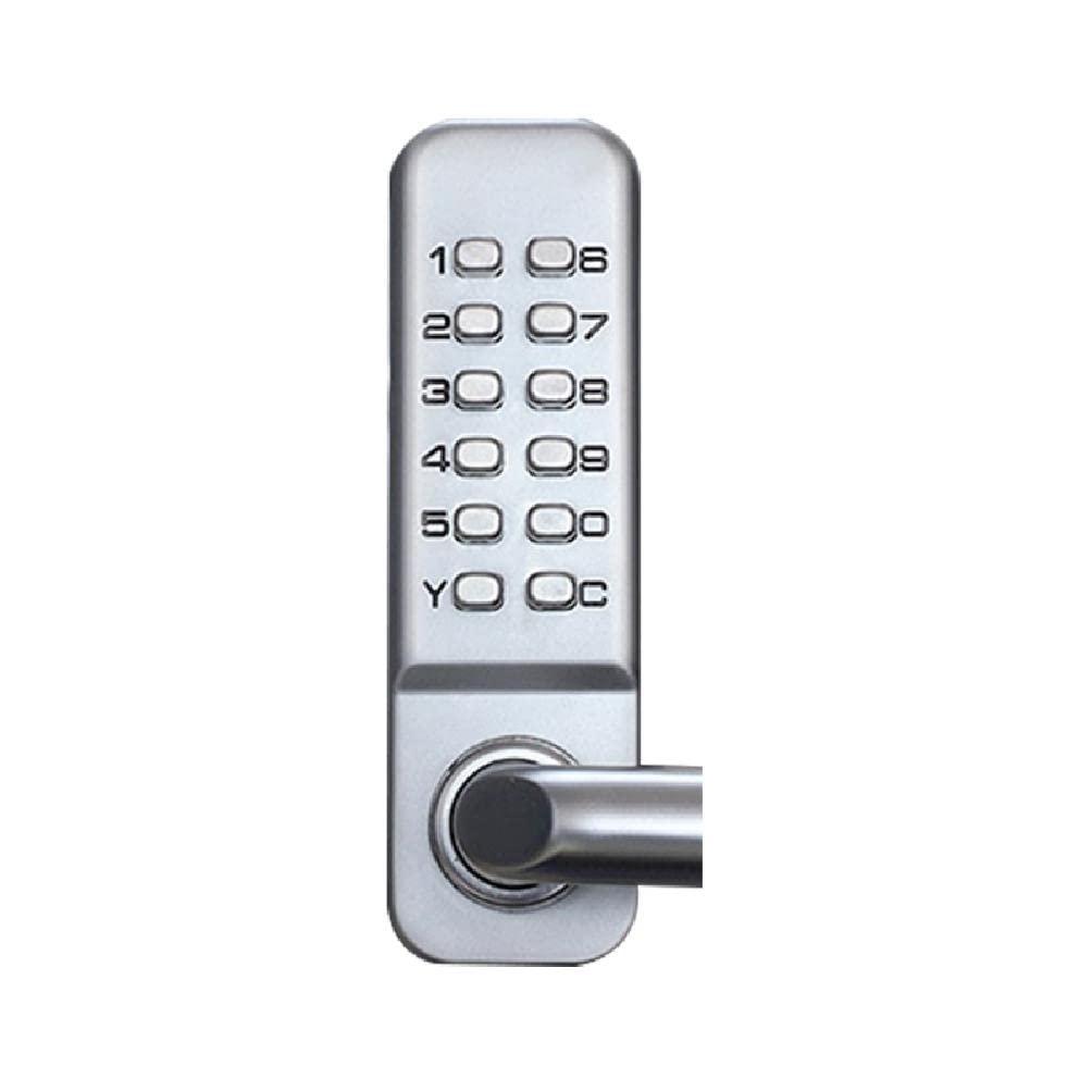 Serrure de porte numérique mécanique en alliage de zinc haute résistance