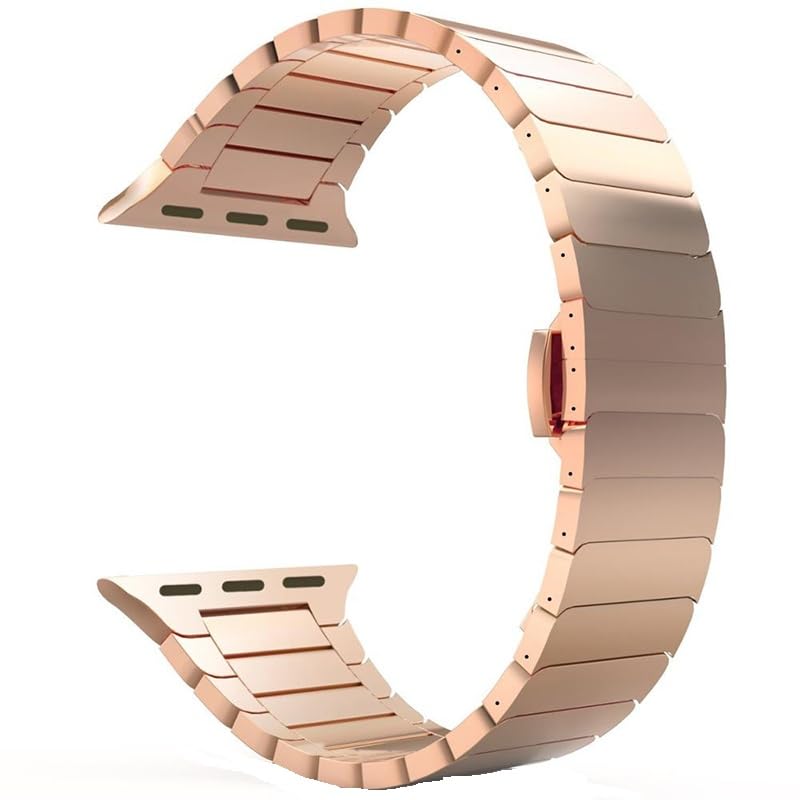 Amtrix Sleek and Shiny Stainless Steel Strap Compatible For Watch 49mm 45mm 44mm 42mm 41mm 40mm 38mm Series iWatch Ultra2/Ultra, Series 9 8 7 6 5 4 3 2 1 SE (Rose Gold, 41/40/38 MM) (B0CR1MQF53) Amazon Price History, Amazon Price Tracker
