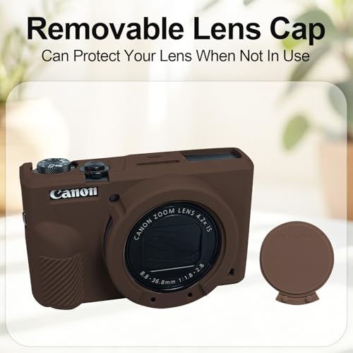 Funda de silicona para Canon Powershot G7 X Mark III miniatura 5