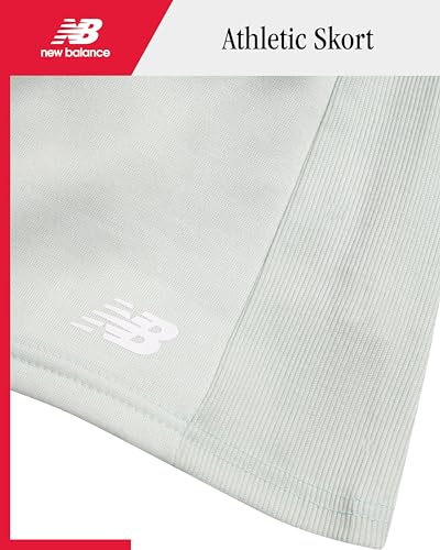 Image of New Balance Girls Skorts Set - 2 Piece Soft Quarter Zip Fleece Pullover & Skirts with Short for Girls Activewear Set (7-12)
