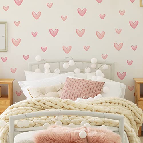Vinilos decorativos rosa corazón removibles para pared miniatura 6
