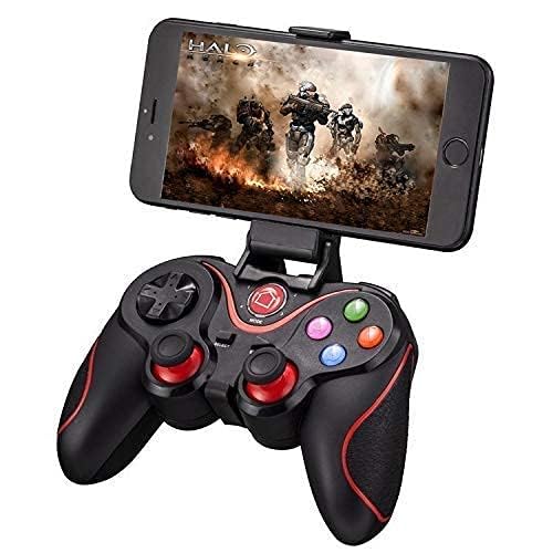 Image of GAMENOPHOBIAA V8 Wireless Gamepad Controller | Dual Bluetooth Gaming Controller for Android, Smart TV, TV Box, Laptop & Smartphones | Ergonomic Joystick Gamepad with Rechargeable Battery (Black)