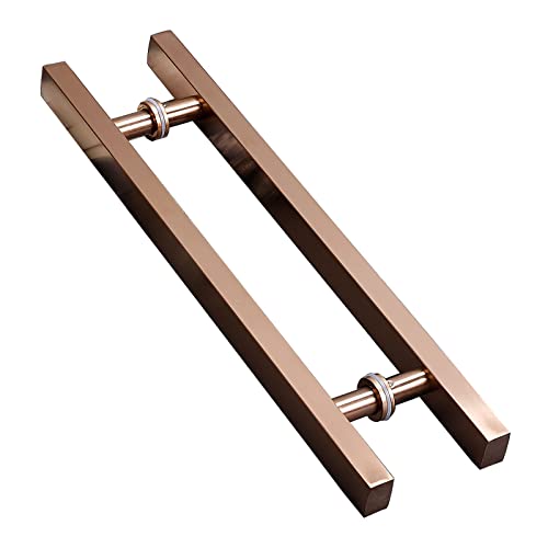 Poignée de porte carrée push pull résistant à l'humidité pour douche - 2