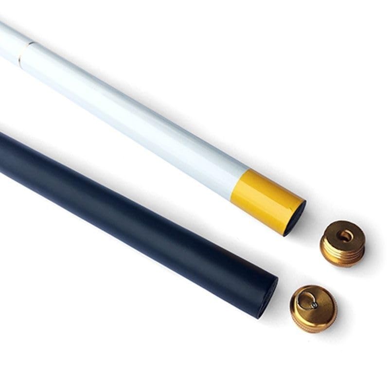 Canna da Pesca Basta di Pesca con Roccia oceanica telescopica 2,7 m-6,3 m di Canna da Pesca a Filo in Fibra di Carbonio surrovate in Bianco e Nero Opzionale canne da Pesca(White,3.6)
