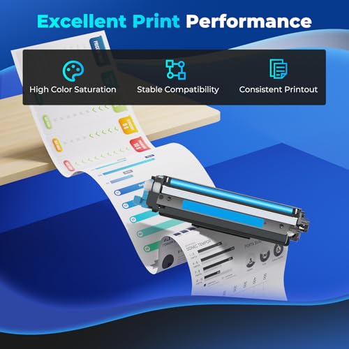 Image of 414A Toner Cartridges 4 Pack for Color Laser Jet Pro MFP M479fdw M454dw Replacement for HP 414A HP414A 414X HP414 Toner with Chip for M479fdn M454dn Enterprise MFP M480f M455dn M479 Series W2020A