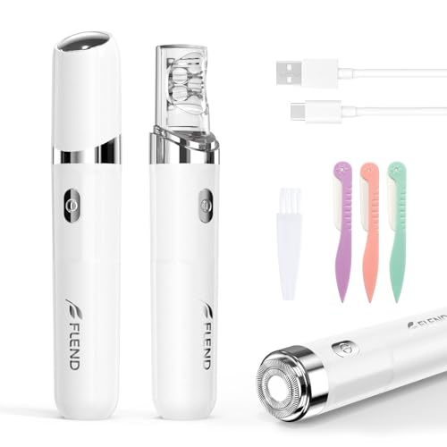 Gesichtshaarentferner für Frauen, 2 in 1 Elektrischer Gesichts Epilierer Damen mit LED-Licht Wiederaufladbar Schmerzfreie Gesichtsrasierer für Körper, Wangen, Kinn, Arme, Bikini(Weiß) Gesichtshaarentferner für Frauen, 2 in 1 Elektrischer Gesichts Epilierer Damen mit LED-Licht Wiederaufladbar Schmerzfreie Gesichtsrasierer für Körper, Wangen, Kinn, Arme, Bikini(Weiß)