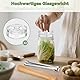 SelfTek Fermentierset 4 Stück, mit Zubehör 25cm Stößel, 2X Fermentiergewichte Geeignet für 7cm+ Fermentierglas, 19cm Edelstahlzange, Ideales Küchen Zubehör als Fermentieren Starter Set