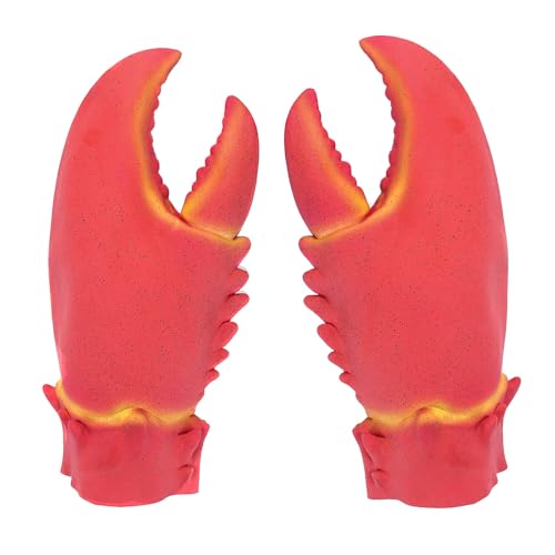 Gants de homard géants avec pinces articulées pour accessoire de doigt