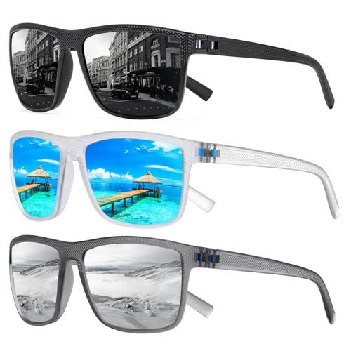 TURBOPEP Square Polarized Sunglasses — Budget-Friendly UV400 Shades