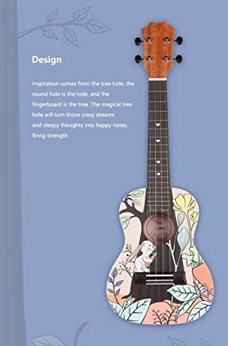 Concert Ukulélé, Bois Entier Acajou Lapin Modèle 23 Pouces Yukulele Avec Sac Kit Débutant-23pouces - Les Beatles, Paul McCartney, John Lennon, RIngo Starr, George Harrison Concert Ukulélé, Bois Entier Acajou Lapin Modèle 23 Pouces Yukulele Avec Sac Kit Débutant-23pouces – Image 7