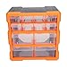 TIKATARER 12-Drawer Parts Organizer, Office Stationary & Craft Storage Teacher Toolbox Organizer for Classroom Drawer Hardware Organizer Screw Organizer for Home & Office