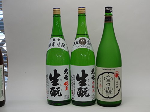 特選日本酒セット 大七 宮の雪 3本セット 大七生もと(純米 本醸造) 宮の雪(大吟醸) 1800ml×3本 3本セット 大七酒造 宮崎本店