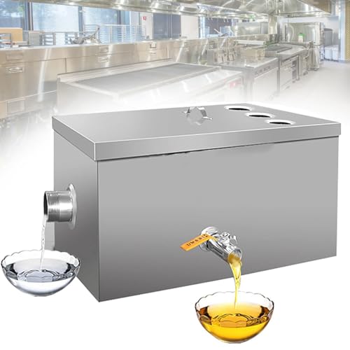 Sifone in acciaio inox per la gestione dei rifiuti di cucina, soluzione durevole per ristoranti, caffetterie e mense