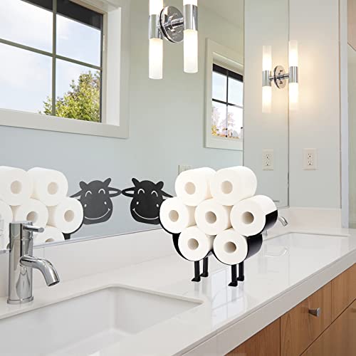 SUMNACON Porta carta igienica in metallo nero