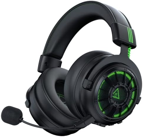 EKSA StarEngine Gaming Headset with Microphone, 7.1 Surround Sound PC Headsets with Detachable ENC Noise Cancelling Mic, Dual Chamber Drivers & EQ Modes, Wired Headphones for PC PS4 PS5 Xbox Switch