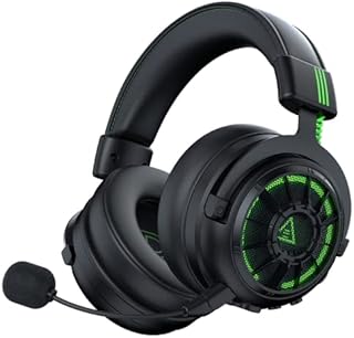 EKSA StarEngine Gaming Headset with Microphone, 7.1 Surround Sound PC Headsets with Detachable ENC Noise Cancelling Mic, Dual Chamber Drivers & EQ Modes, Wired Headphones for PC PS4 PS5 Xbox Switch