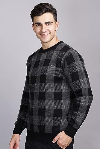 Image of GODFREY Full Sleeve Woolen Sweater for Man Winter Wear - Round Neck Pullover Regular Fit