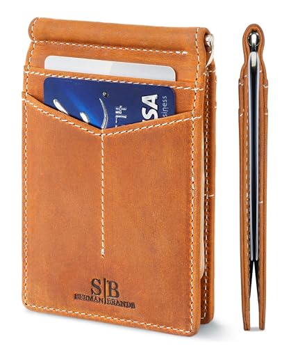 SERMAN BRANDS RFID Blocking Wallet Slim Bifold -...