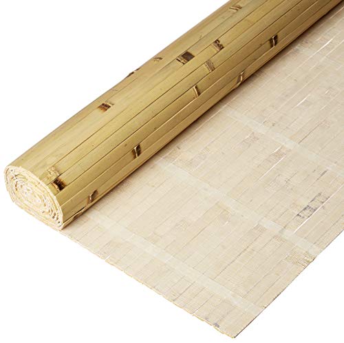 Forever Bamboo Bamboo Panel 4ft x 8ft, Natural Raw Burnt