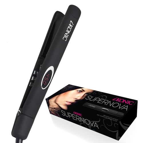 IKonic 2-in-1 Tourmaline Ceramic Hair Straightener & Curler