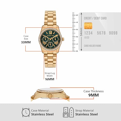 Image of Michael Kors Lexington Gold Watch MK4924