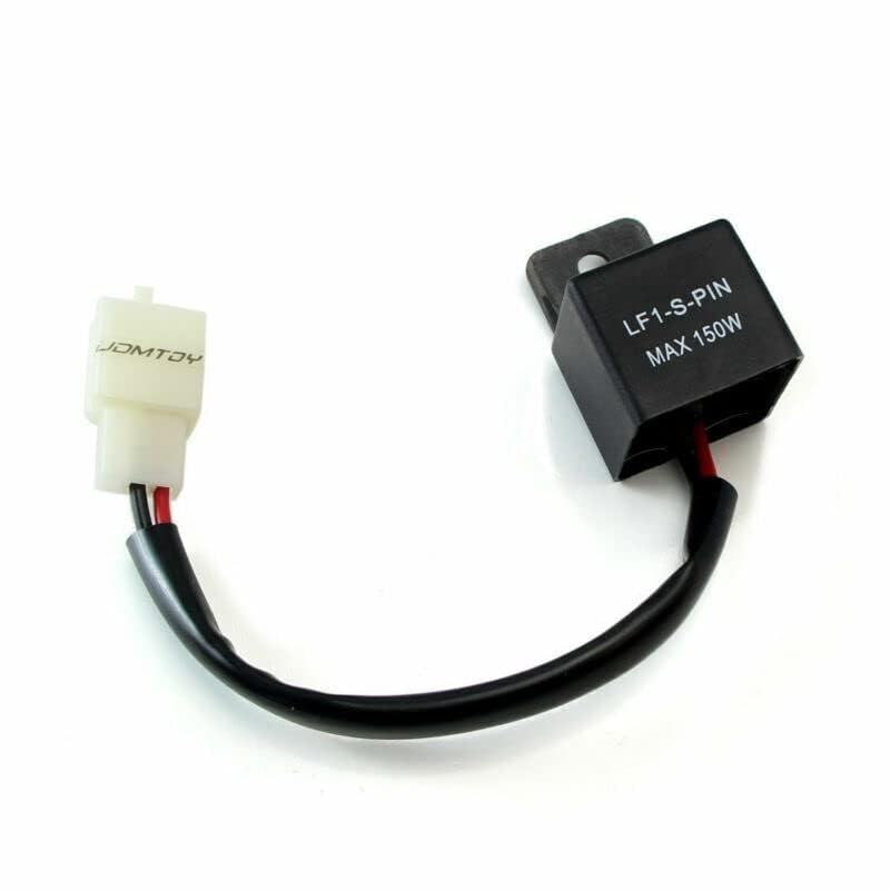 Motorcycle Turn Signal Lights Hyper Flash 2-Pin Electronic LED Flasher Relay New