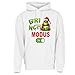 Produktbild Grinch Lustig bedruckter Hoodie | Unisex Pullover, Kapuzenpullover, Sweatshirt, Sprücheshirt, Funshirt| Grinch Modus On Gr. S-3XL (DE/NL/SE/PL, Alphanumerisch, 3XL, Regular, Regular, Weiss.)