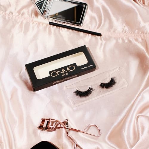 Image of Beauty False Eyelash For Women-Natural & Lightweight Faux Mink Fake Eyelashes /Long Lasting Eye Makeup Lash 5D / Soft & Comfortable Black Reusable Cat Eye Lashes -Fluttery & Wispy (Amore)