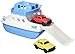 Green Toys Ferry Boat, Blue/White 4C - Pretend Play, Motor Skills, Kids Bath Toy Floating Vehicle. No BPA, phthalates, PVC. Dishwasher Safe, Recycled Plastic, Made in USA.