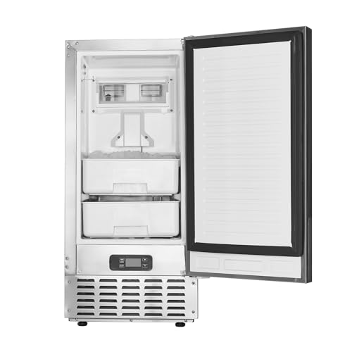Fabricadora portátil de hielo automática 80LBS/24Hrs miniatura 1