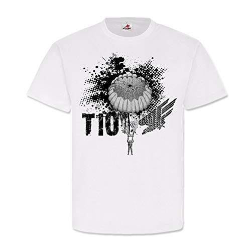 Parachute T10 Copytec 25159 blanc équipement boussole militaire BW