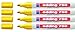 Produktbild edding Lackmarker 750 Industrie, 2-4 mm (4er Pack, Gelb)
