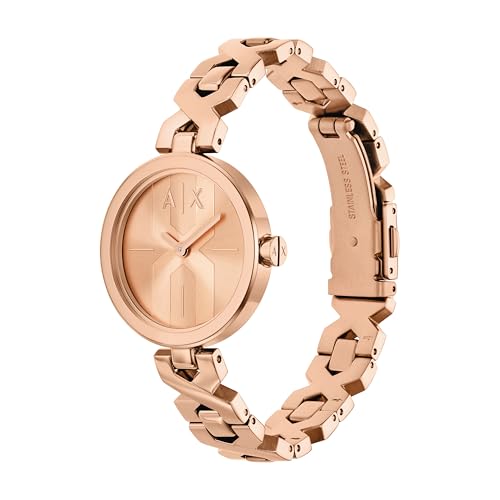 Image of Armani Exchange A|X Two-Hand Stainless Steel Watch for Women