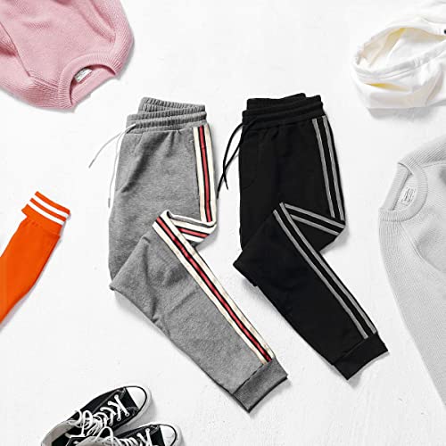 MANLUODANNI Mens Gym Joggers Sweatpants Causal Slim Fit Running Trousers Tracksuit Jogging Bottoms with Double Pocketss All Black S - Image 3