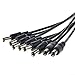 DC 8CH 8 Channel Power Supply Splitter for BNC Security Cameras 1-8 Q-See Cable