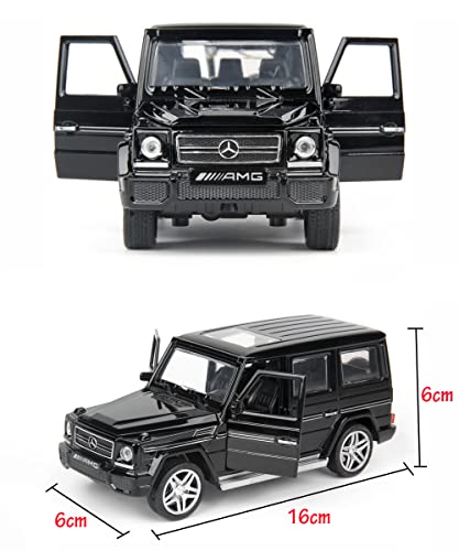 Image of Metal Pull Back Diecast Car 1:32 Mercedes Amg G65 Pull Back Car Model With Sound Light Boys Gifts Toys For Kids?Pack Of 1?,Multicolor