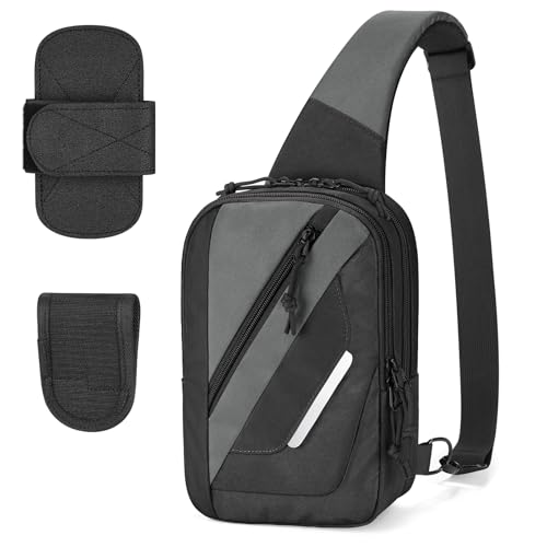 CVLIFE CCW Sling Bag for Men, Tactical EDC Concealed Carry Chest Pack - image 1