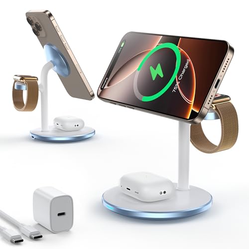 3in1 CX[d }Olbg }OZ[t[d X^h }[d Phone/Watch/CXCz[d 20W USB-CA_v^[t u[d Phone 17 16 15 14 13 12 Pro Max/Plus/P