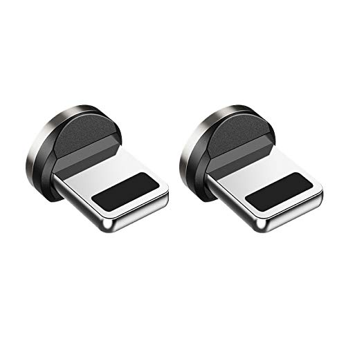 最安値 Daiad Iphone Ipad 充電用プラグ 2個セット 強力マグネット式 360度回転 瞬間脱着 ライトニング防塵 Lightning 充電用 コネクタ 二個セット Lightning 2 ライトニング2セットの価格比較