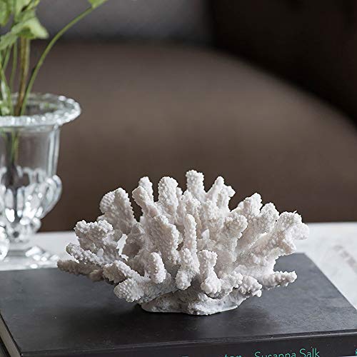 A & B Home 8.3" Decorative Faux Rising Coral Nautical Sculpture In Bright White #TOP10