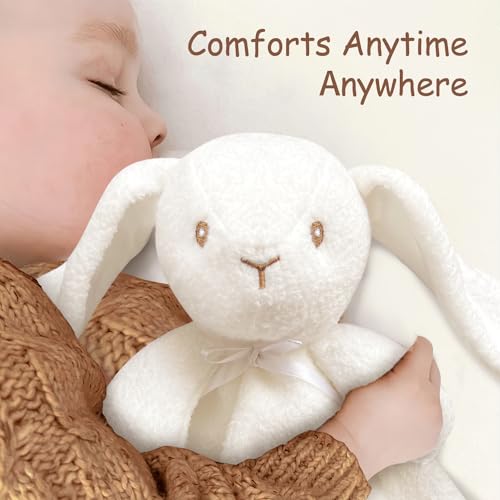 Image of Baby Security Blanket Loveys for Babies Boys Girls, 15 inch Soft Baby Lovey Unisex Lovie, Baby Gifts for Newborn Boys and Girls
