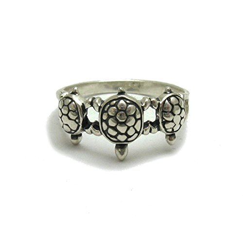 Bague trois Tortues argent massif 925 Empress un cadeau symbolique et précieux