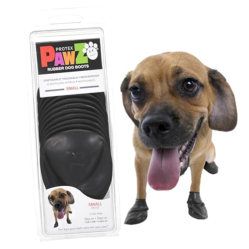 Botas para Perros Protex Protective, Color Negro, Talla Small