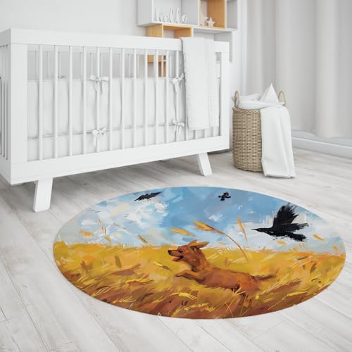 Tapis chien ludique antidérapant et lavable en machine 200cm