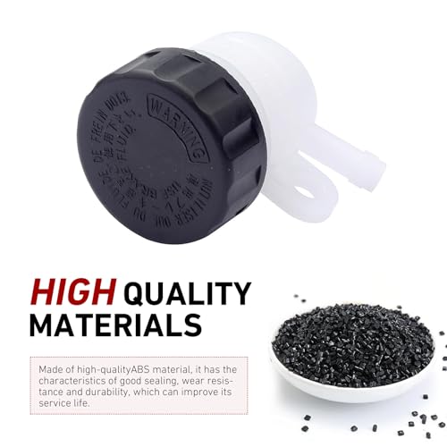 image for Titgoes 2 PCS Brake Fluid Reservoir, Motorcycle Rear Brake Master Cyli