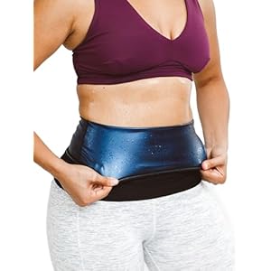 Sweat Shaper Waist Trimmer for Women, Waist Trainer Sauna Belt, Neoprene-free Waist Cincher, Thermo Sauna Slimming Belt